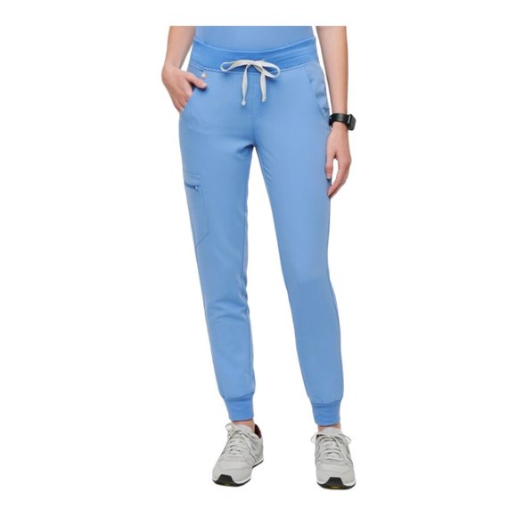 Figs Pants & Jumpsuits Figs Zamora Jogger Scrub Pants In Ceil Blue Large Petite Poshmark